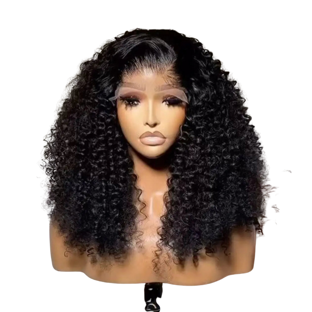 Deep Wave Short Bob Cut Natural Black Color 13X4 HD Lace Front Wig For Black Women Preplucked Cosplay Daily Glueless