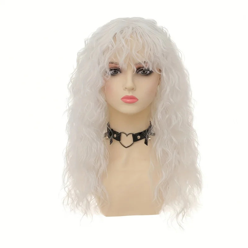 Glam Black Curly Wig – Soft Bouncy Curls & Natural Volume