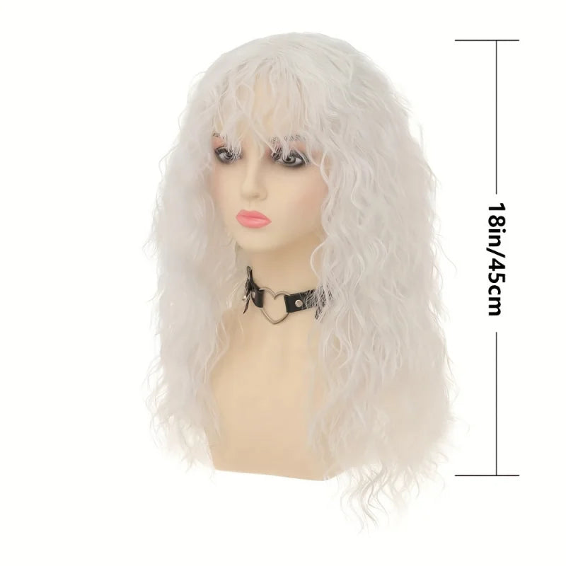 Glam Black Curly Wig – Soft Bouncy Curls & Natural Volume